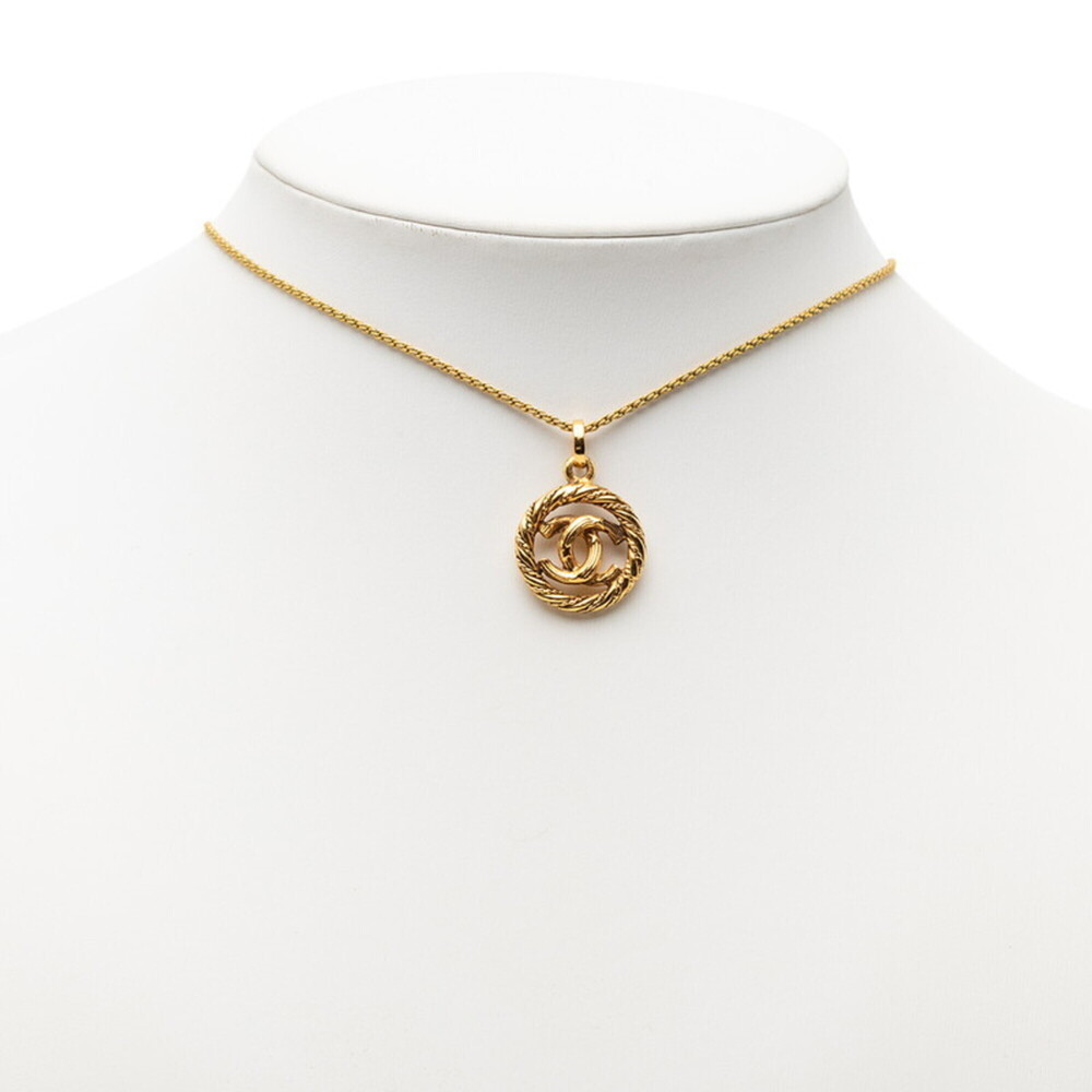 CHANEL Gold Logo Necklace - Picture 7 of 7
